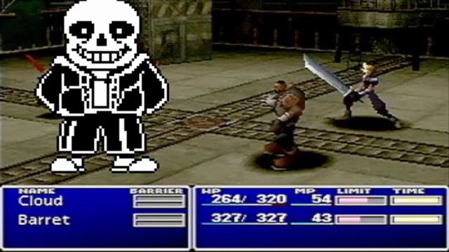 Undertale - Megalovania (Sans Boss) FF7 Version смотреть онлайн