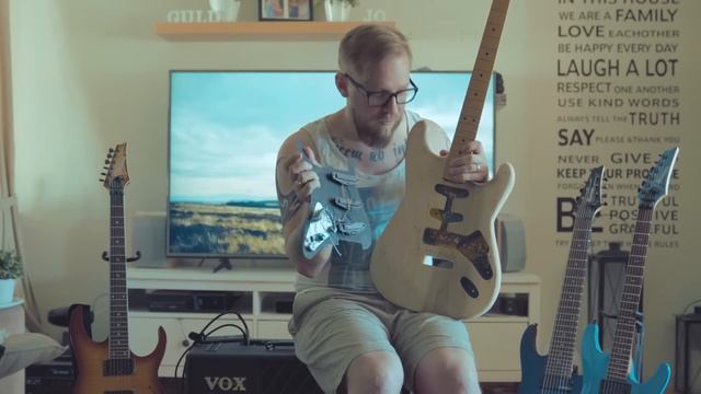 My GUITAR COLLECTION 2018 & Song Playthrough | Guitar rundown with Ibanez, LTD and Jasmine смотреть онлайн