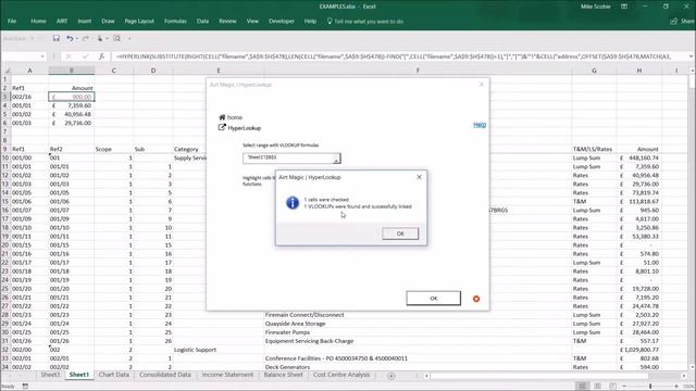 Add Hyperlinks to VLookup Formulas in Excel using the AIRT add-in смотреть онлайн