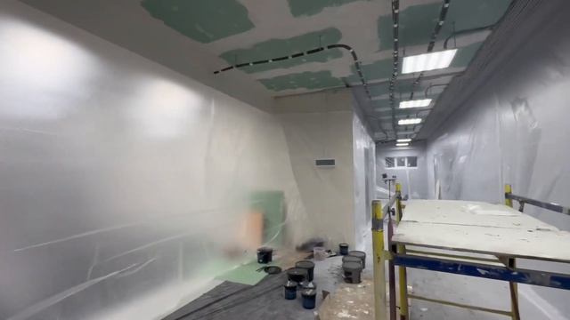 Промышленная подготовка и покраска потолков 600 квадратов??? смотреть онлайн