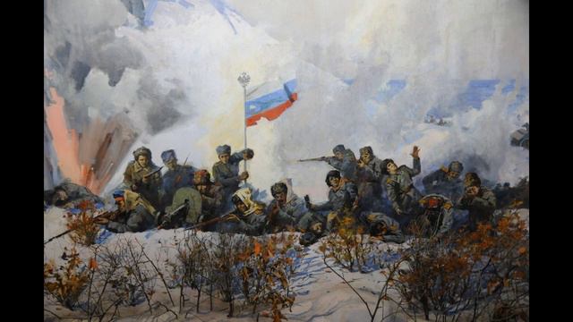 The march of the Drozdovsky regiment but you're white soldier sitting in trench, 1919 смотреть онлайн