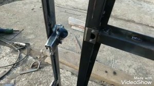 Самодельная кабина на старенький мини экскаватор IHI.