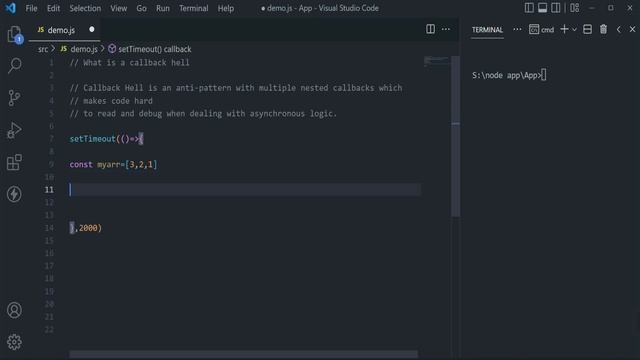 callback hell javascript смотреть онлайн