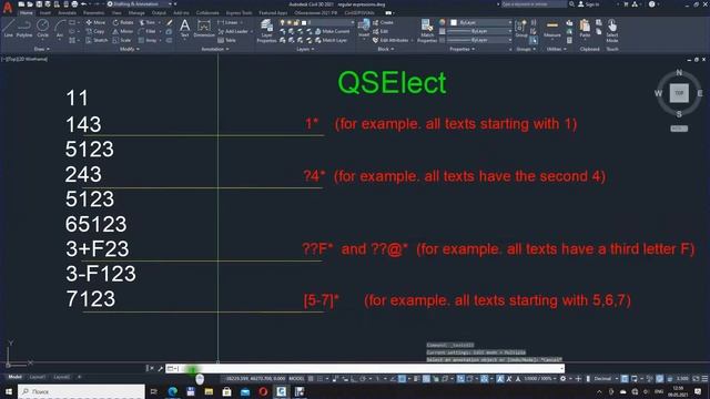 Autocad: About finding text by pattern смотреть онлайн