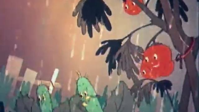Весёлый огород /1947/Happy Kitchen-Garden / мультфильм В. Сутеева/СССР смотреть онлайн