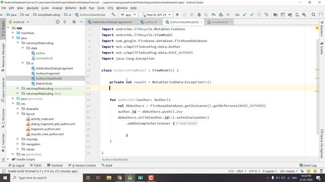 #2 Firebase Database Tutorial - Saving Data смотреть онлайн