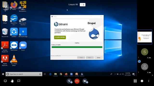 Lisquiz Webinar Series 06: Creating Drupal Website using Bitnami смотреть онлайн