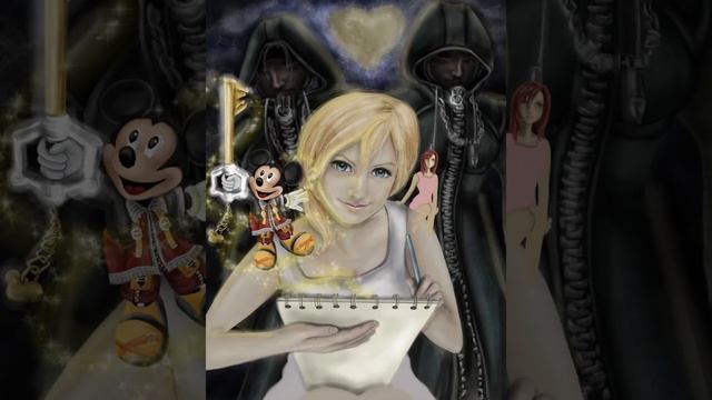 Sanctuary - Kingdom Hearts Sketch Club speed painting смотреть онлайн