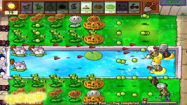 КОШКОМЫШИ СПАСАЮТ! ➤ №35 ➤ Plants VS Zombies смотреть онлайн