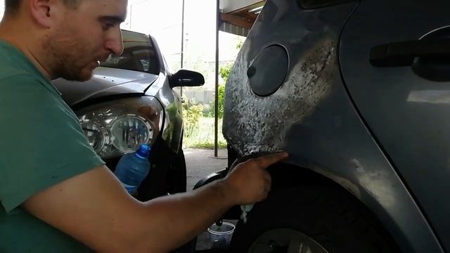 Лада калина, быстрый ремонт перед и восстановление арки смотреть онлайн