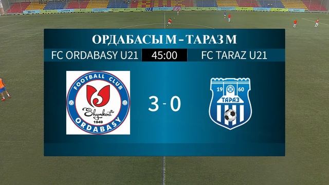 Ордабасы М – Тараз М. 11 Тур. Вторая лига 2023 смотреть онлайн