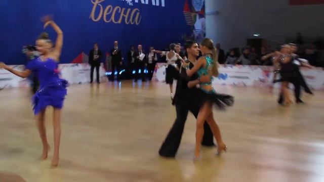 Юниоры 2, 1/4 Джайв, Сибирская весна 2018, Красноярск смотреть онлайн