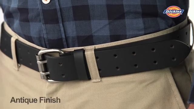 Dickies Double Prong Leather Belt смотреть онлайн