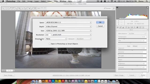 Always Open Files From Camera Raw As Smart Objects in Photoshop смотреть онлайн