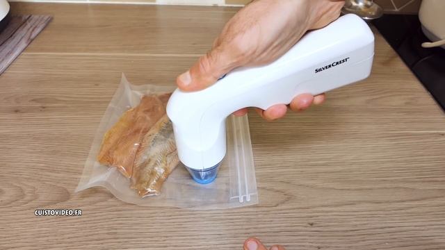 appareil mise sous vide lidl silvercrest à main Handheld Vacuum sealer Hand-Vakuumierer смотреть онлайн
