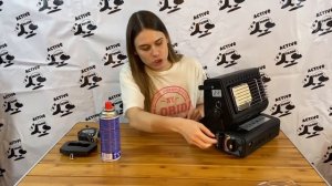 Газовый обогреватель плита с переходником Happy Home Gas Heater