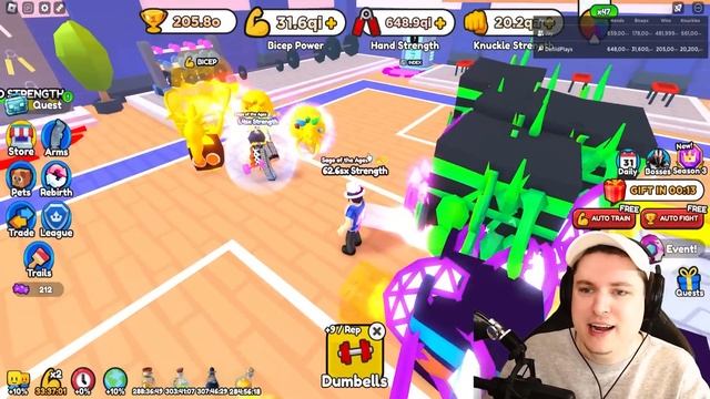 All FREE BF8 Pet & Halloween Candy Codes - Arm Wrestling Simulator Codes Roblox смотреть онлайн