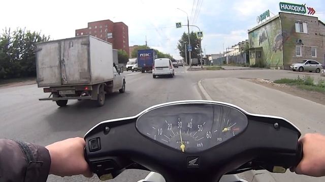 Проверяем Максималку после установки вариатора тюнинг Honda Dio AF 62 смотреть онлайн