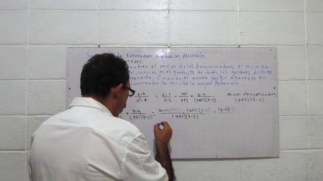 Suma y Resta de Expresiones Algebraicas Racionales. смотреть онлайн