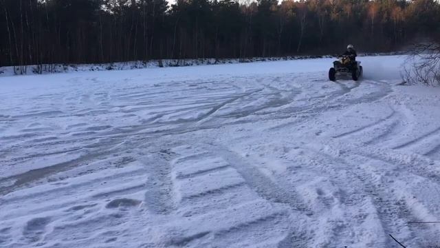 Дрифт на квадроцикле, Can Am Renegade 800 смотреть онлайн
