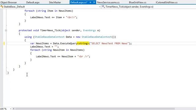 Lesson 10-4: Send SQL code through LINQ смотреть онлайн