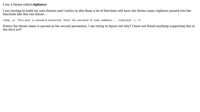 Wordpress: Theme name passed into some of the functions? смотреть онлайн