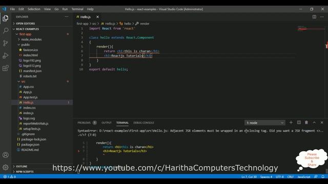 Reactjs Return Multiple Elements, With Class jsx Component смотреть онлайн