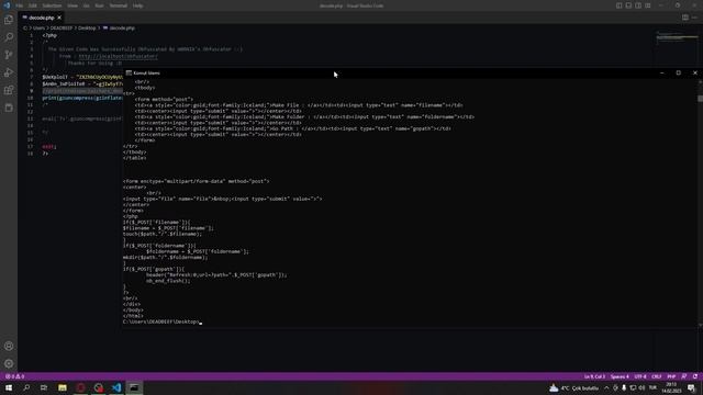 How to deobfuscate any php file obfuscated by Anon-Exploiter смотреть онлайн