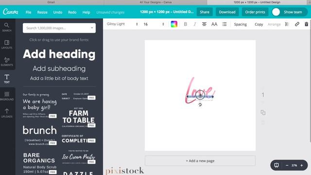 How to Change the Color of a Graphic in Canva смотреть онлайн