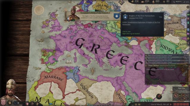 Crusader Kings 3 - "Let's Play" | Count of Messenia | Episode 100 [Going for Eye Candy] смотреть онлайн