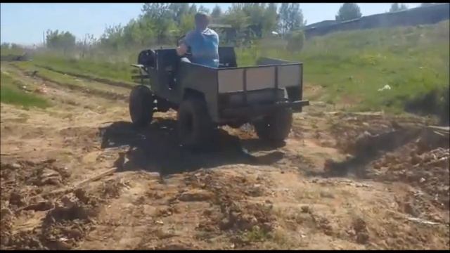 Самодельный джип. В гостях у Гаражного Автопрома. смотреть онлайн
