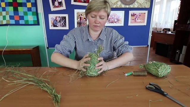 Мастер-класс изготовление совы из сена. смотреть онлайн