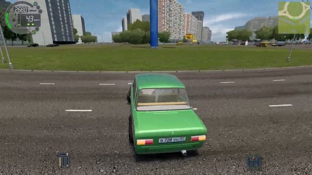 City Car Driving-ДРИФТ НА ВАЗ-2101-МОЩНЫЙ ВАЗИК-ОБЗОР. смотреть онлайн