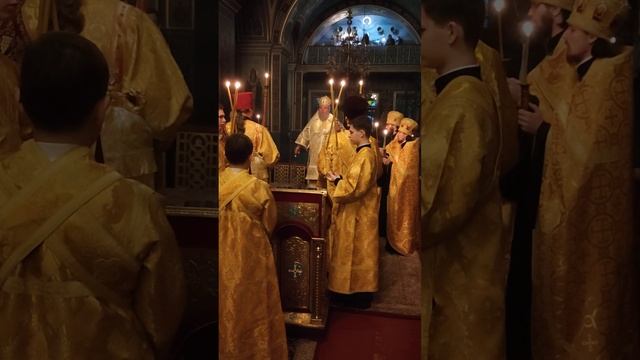 Величание свт. Иоанну Златоусту - поет духовенство Кафедрального собора смотреть онлайн