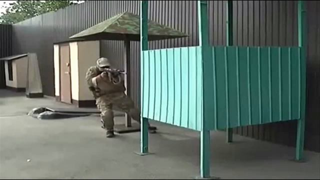 Холостая тренировка с АК.Занятие-8.Приемы и правила ведения огня из – за укрытия. смотреть онлайн