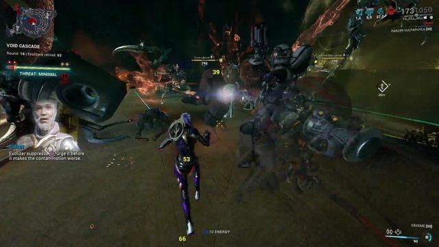 Gyre | SOLO Void Cascade 9999 | SP Level Cap | Warframe смотреть онлайн