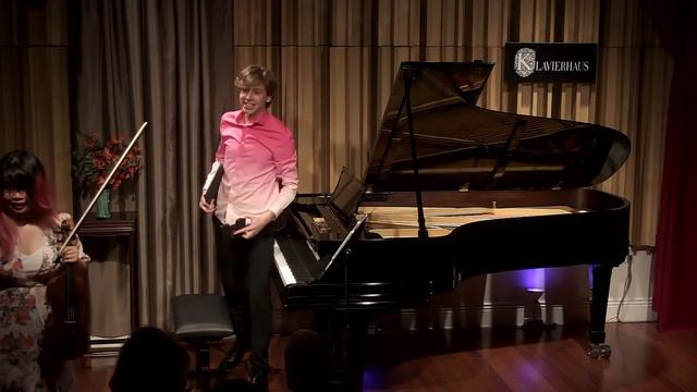 Sunday Evenings At Klavierhaus: 79. Gabrielle Chou, Piano/violin