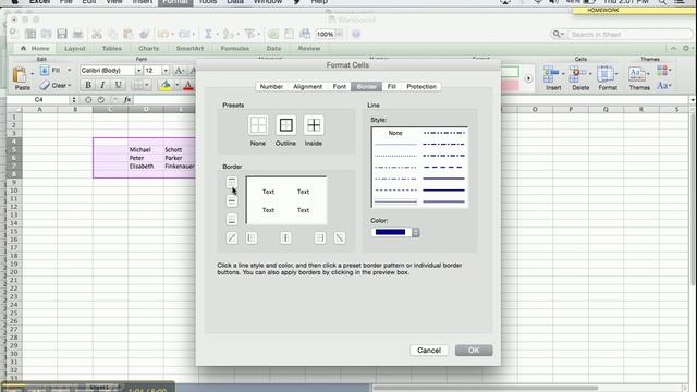 How to Insert a Border in Excel смотреть онлайн