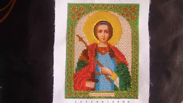 вышивка бисером, завершение и оформление икон. смотреть онлайн