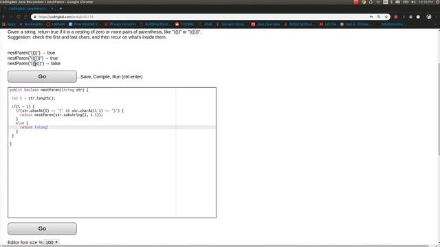Practice Recursion: Matching Parenthesis смотреть онлайн