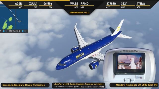 SORONG, INDONESIA - DAVAO, PHILIPPINES A320neo | Microsoft Flight Simulator 2020 смотреть онлайн