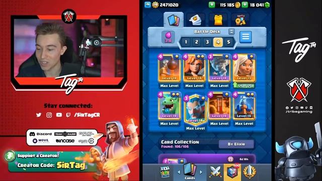 BEST DECK for INFINITE ELIXIR CHALLENGE! — Clash Royale смотреть онлайн