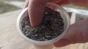 Фундамент для забора из гран отсева (Бетон из отсева)