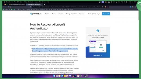 How To Recover Microsoft Authenticator App (Tutorial)