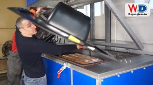 Формовка ПНД. Сани волокуши рыболовные