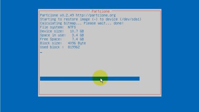 Clonezilla - Restore a Disk From an Image (Win XP) Through SAMBA смотреть онлайн