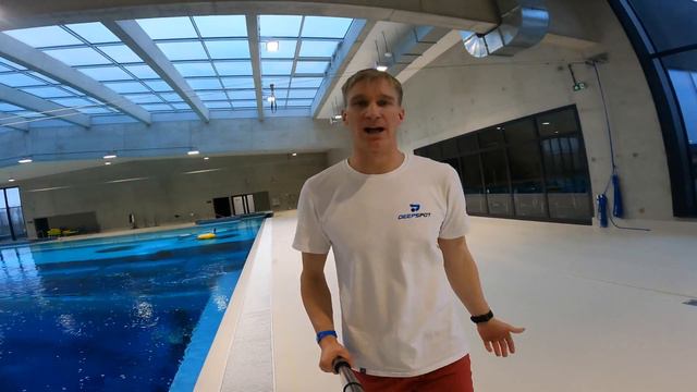 Tour around DEEPSPOT . The deepest pool in the world -45m смотреть онлайн