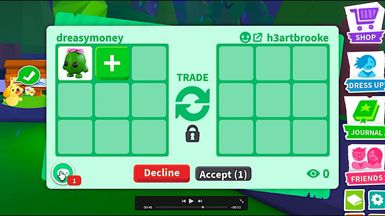 W/F/L? Trade Adopt Me - Cactus Friend