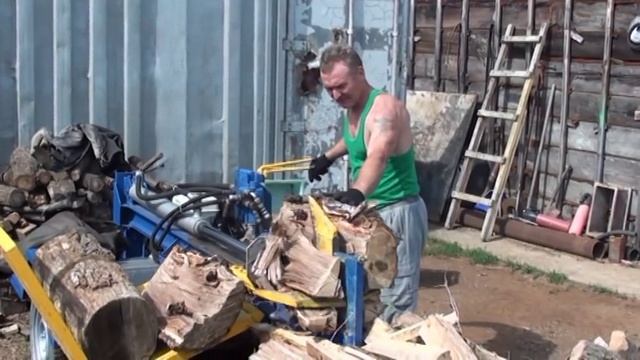 Гидравлический колун для любых дров. смотреть онлайн