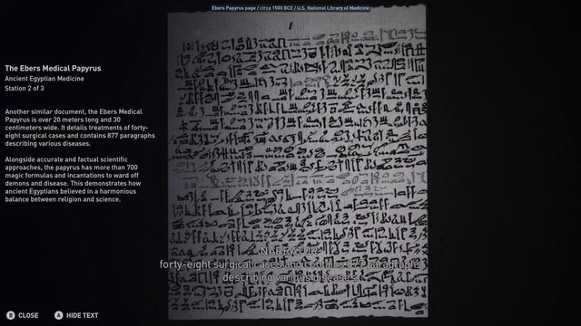 Ancient Egyptian Medicine - Assassin's Creed® Origins gameplay - 4K Xbox Series X смотреть онлайн